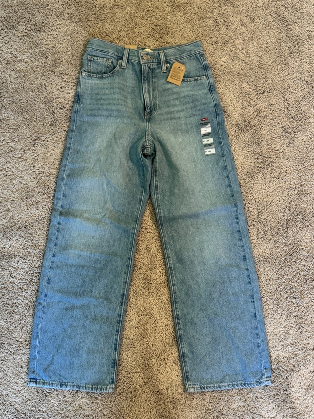 Levi's Women's Light Blue Straight-Leg Jeans